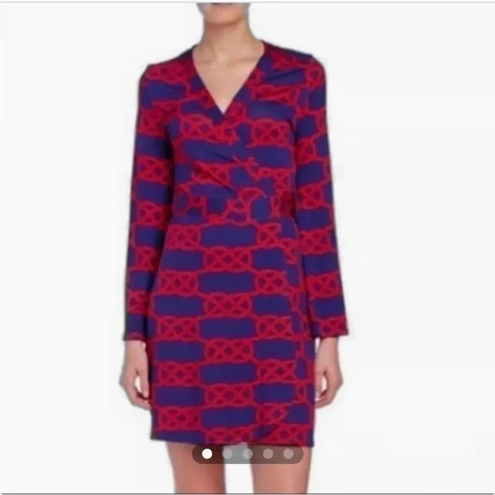 NWT MACBETH COLLECTION BY MARGARET JOSEPHS NAUTICAL DRESS size L